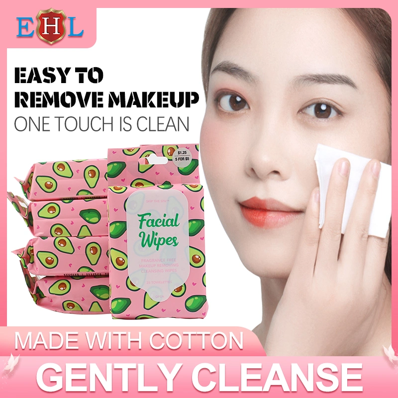 Environmentally Personal Hygeine Care Washable Face Cleansing Wipes