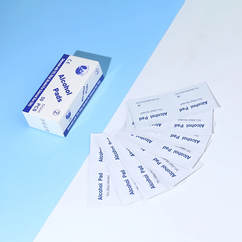 Medical Hospital Portable Disposable Non-Woven Sterile Alcohol Swabs