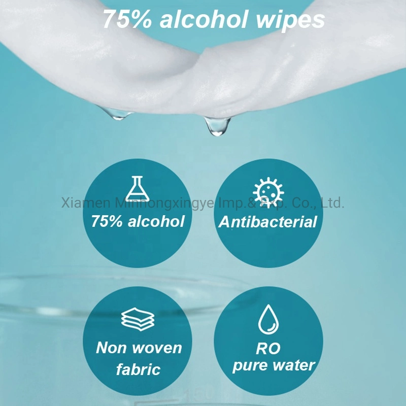 Adult Use Non-Alcoholic Hand Cleaning Disposable Wet Wipes