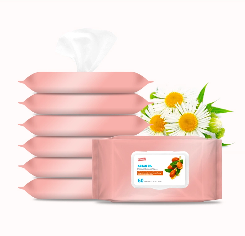 Biokleen Gentle Fragrance-Free Lady Personal Care Acne Prone Skin Waterproof Makeup Removal Wipes
