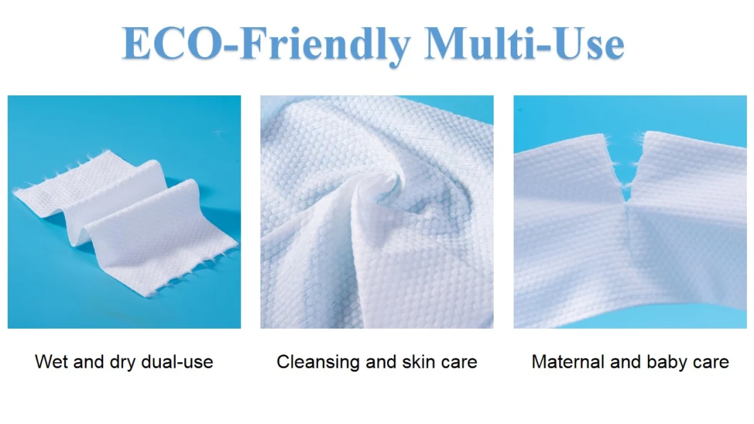 Disposable Cotton Facial Towel Soft Towel Face Wiping Towel Pure Cotton Tissue