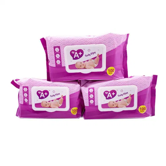 Custom Wet Wipes Factory Wholesale Cheap Alcohol Free Wet Towel Disposable Cleaning Baby Wet Wipe