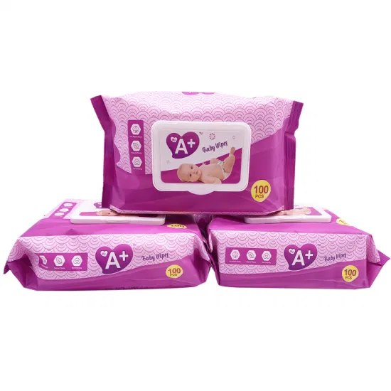 Customized Eco Material Non Woven Cleaning Wet Wipes Alcohol Free Disposable Household Baby Wet Wipes